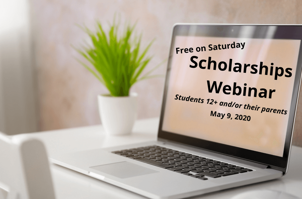Join Me Live Saturday—Get Inspiration About Scholarships